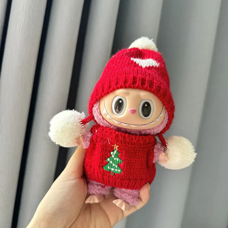 Cute Plush Doll'S Clothes Idol Dolls Sitting Party Christmas Clothing Sweater Accessories For Korea Kpop Exo