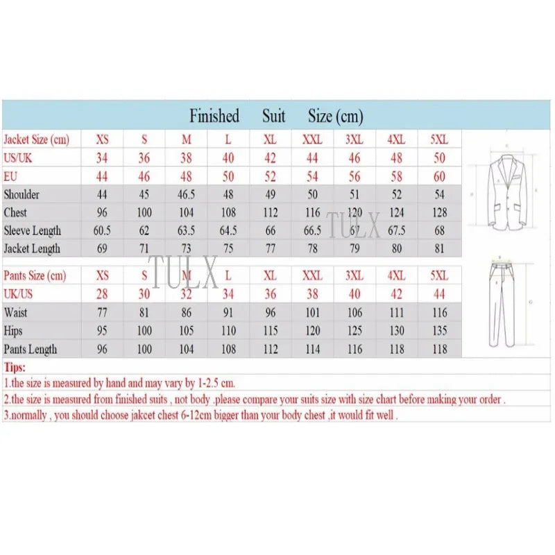 Tailor Made 3 Pieces Men Suits For Wedding Slim Fit Elegant Classic Formal Groom Wear Suits