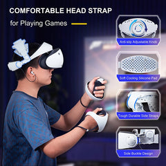 Adjustable Head Strap for Playstation VR2 Reduced Pressure Lightweight PSVR2 Strap Enhanced Support Comfort PS5 VR2 Accessories