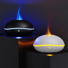 Flame Aroma Defuser 200ml Mini USB Portable Smart Home 7 Colors Led Light Flame Air Diffuser Humidifier