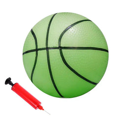 Luminous Basketball Glow In Dark Night Light Basketball Illuminated Reflective Glowing Kids Bouncy Balls For Play Indoor Outdoor