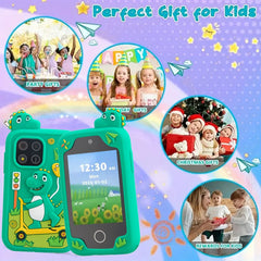 Cartoon Dinosaur Kids Smart Phone Toys Educational Music MP3 Player