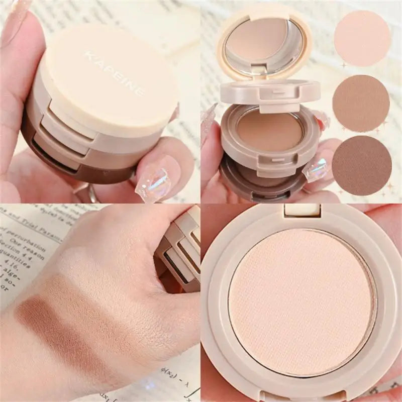 Eyeshadow Highlighter Blush Palette Matte Pearlescent Multifunctional Shimmer Eyes Face Makeup Cosmetics Tool