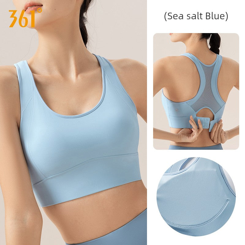 361 Sports Intimates Bubble Wrap High Strength Running Plus Size Yoga Bra Workout Clothes Push-up Sports Vest for Women