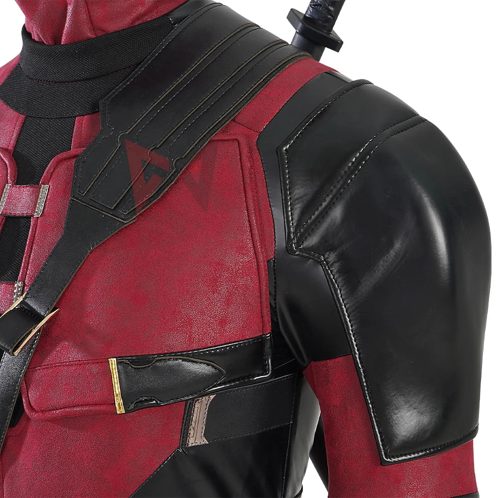 Cosplay Cosutme Wade Winston Wilson Jumpsuit  Belt Cosplay Costume