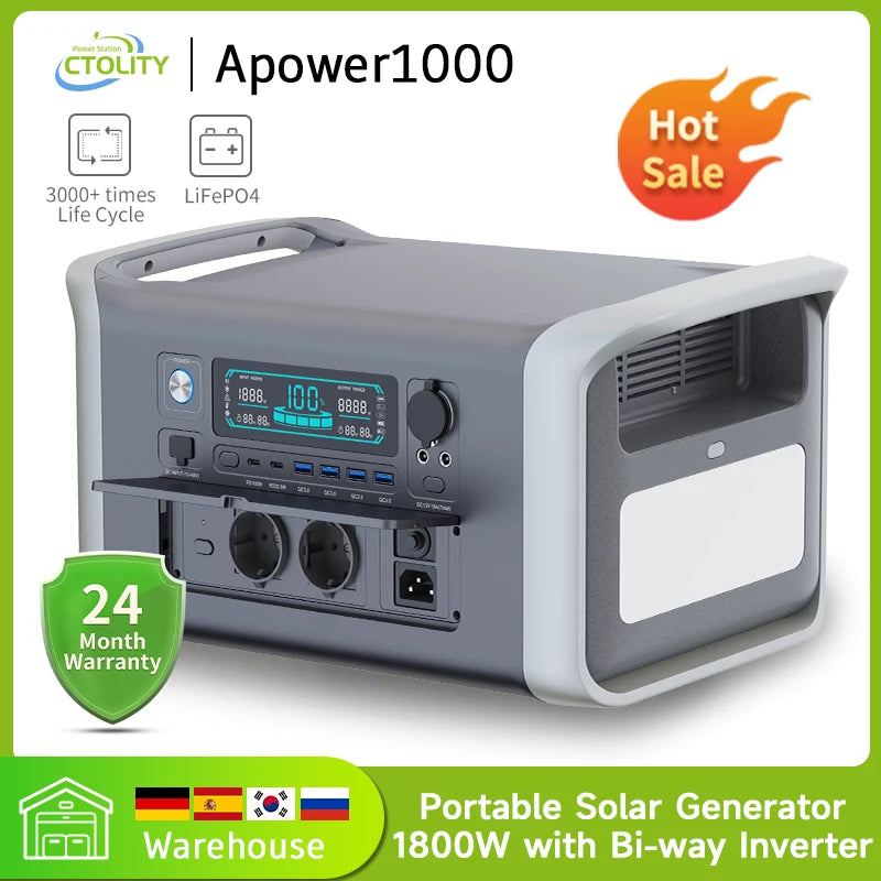 Camping Battery 300w 1000w 2000w Portable Power Station Lifepo4 Battery for Home