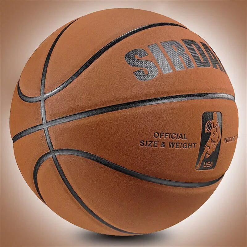 Soft Microfiber Basketball Size 7 Wear-Resistant Anti-Slip Anti-Friction Outdoor Indoor Professional Basketball