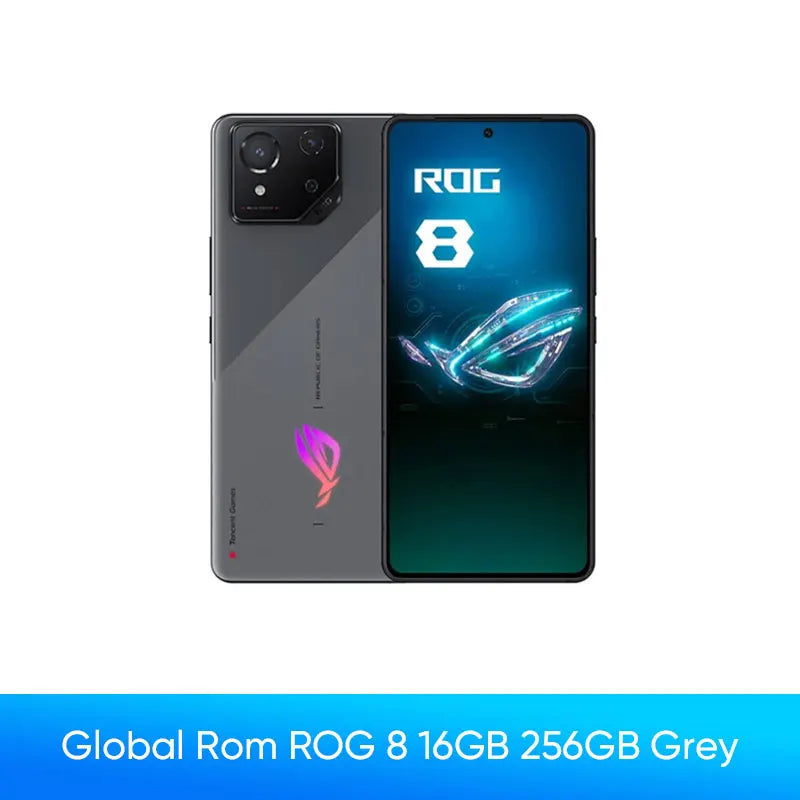 2024 New ASUS ROG 8 & 8 pro 5G Gaming Phone Snapdragon 8 Gen 3 6.78'' 165Hz AMOLED Screen 5500mAh 65W Fast Charge Global Rom