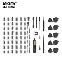 JAKEMY JM-8192 180-in-1 Precision Screwdriver Set Magnetic CR-V Torx Bits for Mobile Phone PC Tablet Electronic Repair Tools