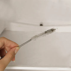 Clean Refrigerators Spiral Cleaning Brush for Stainless Steel Pipes