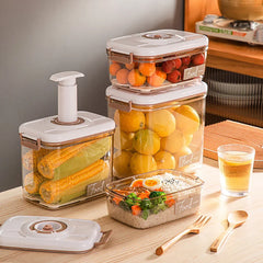 Food Storage Container Vacuum Box Large Capacity Food Dispenser for Kitchen