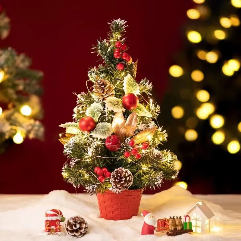 Christmas Tree Home Bedroom Party Decorations  Artificial Christmas Tree Children DIY Handicraft 2025 New Year Gift