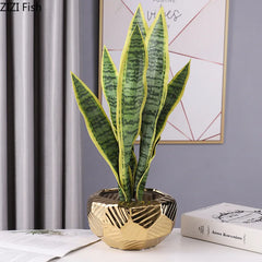 Minimalist Ceramic Vase Flower Pot Potted Plants Decorative Flower Arrangement