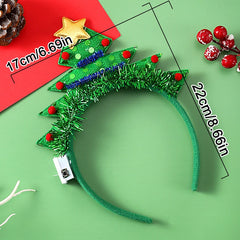 Christmas Decoration Glowing Hair Band Led Light Head Band XmasTree Headband