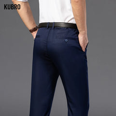 Men's Summer Thin Fashion Business Casual Suit Pants
