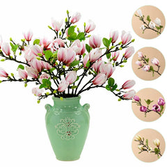 Artificial Magnolia Flower Living Room Decoration