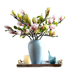 Artificial Magnolia Flower Living Room Decoration