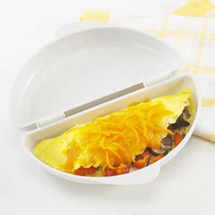 Microwave Egg Omelette Maker Tray Pan Maker Cook  Boiler