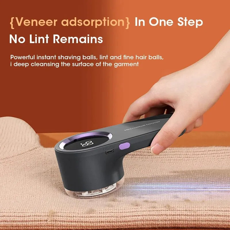 Lint Remover for Clothing LED Digital Electric Pellet Fluff Remover