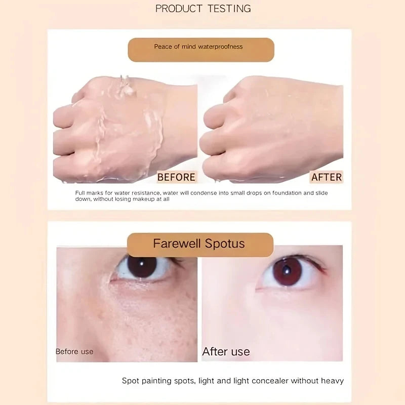 Waterproof High Concealer Foundation Lasting Concealer Suitable Tattoo Scars Acne Marks