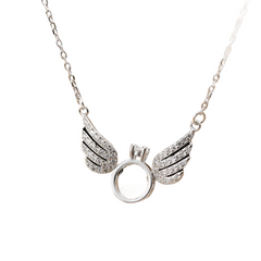 Angel Wing Choker Necklace for Women Valentines Day Gift