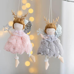 Christmas Ornaments Eco-friendly Angel Pendant Cloth Photo Props