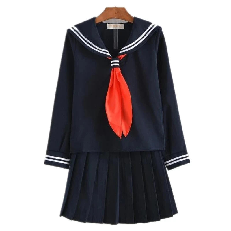 Anime My Hero Academia Himiko Toga Cosplay Costume JK Uniform Skirts Sweater Coat