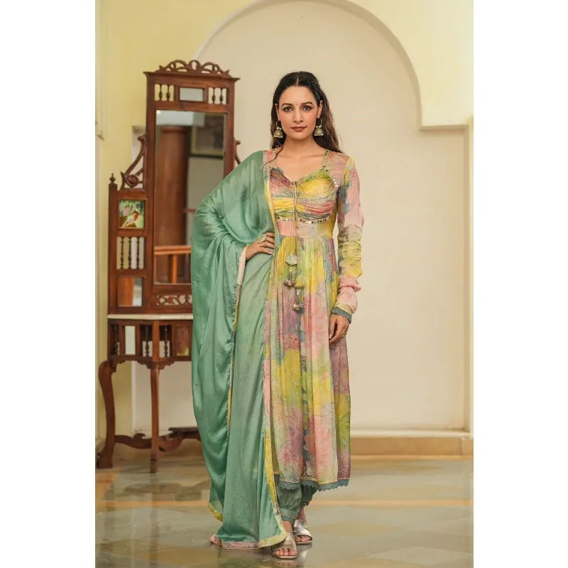 Wedding Indian Dress Salwar Kameez Party Wearing Pakistani Sheer Dress