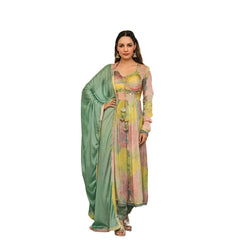 Wedding Indian Dress Salwar Kameez Party Wearing Pakistani Sheer Dress