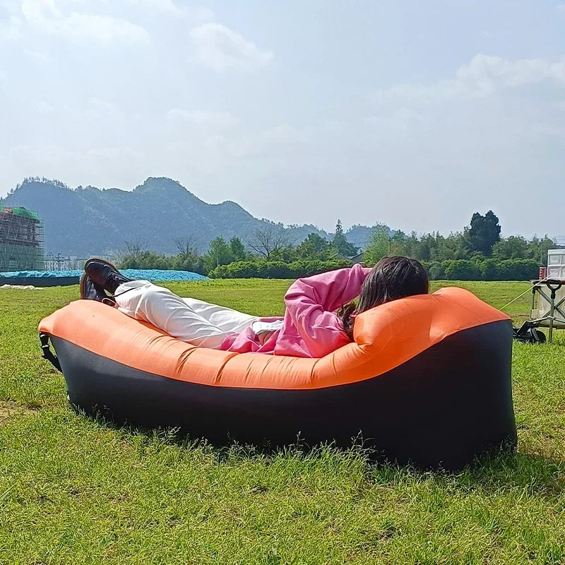 Trend Outdoor Products Fast Infaltable Air Sofa Bed Good Quality Sleeping Bag