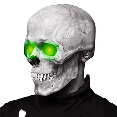 Halloween Mask Latex Mask Skull Mask Horror Decoration Full Head Skull Mask Helmet Movable Jaw Masque Gifts Party Costume Mask