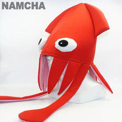 Funny Squid Hat Cute Quirky Sea Animal Octopus Hat Prom Performance Party Dress