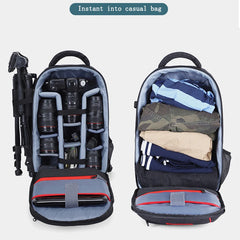 Professional Large-capacity Camera Bag Waterproof Nylon Wear-resistant Photography Backpack