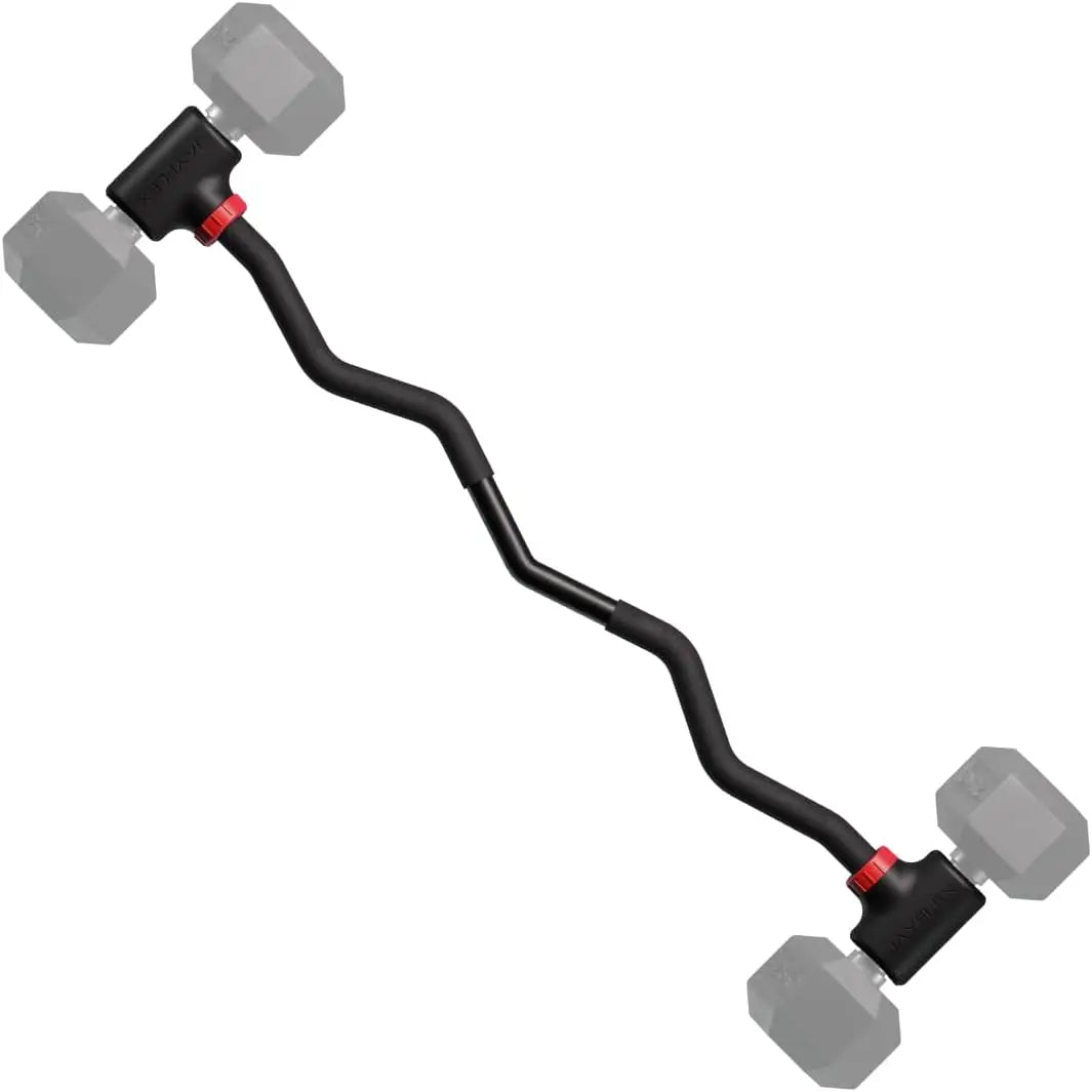 Hyperbell Dumbbell Converter - Convert Dumbbells to Barbell Set and Kettlebell for Home Fitness