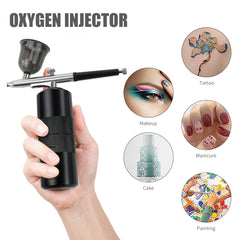 Facial Nano Oxygen Injection Instrument Handheld High Pressure Beauty Facial Spray