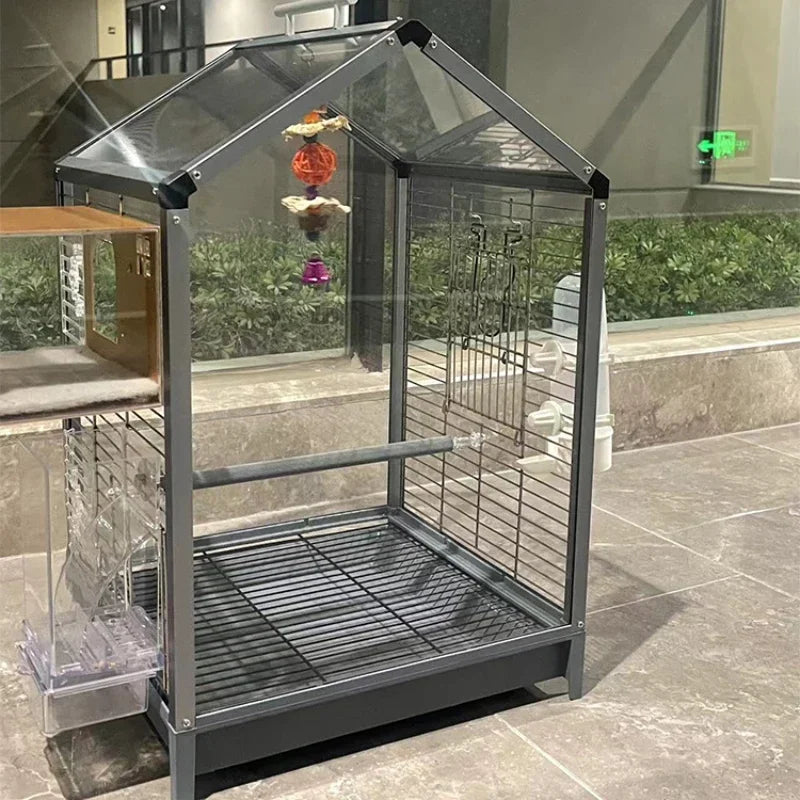 Palomas Parrot Bird Cage Accessories Feeder Carrier Passaros Bird House