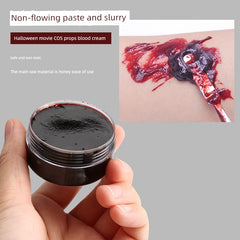 Special Effect Makeup Blood Cream Halloween Cos Artificial Wound Fake Blood Film and Television Injury Special Artificial Scar Paster Plasma