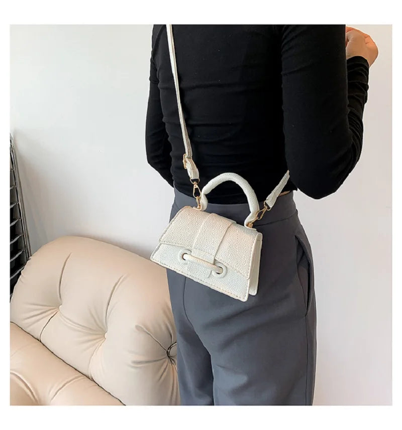 Women Bag PU Leather Mini Ladies Purses Handbag Single Shoulder Crossbody Small Square Bag