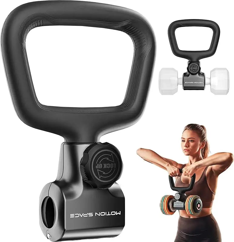 AQFlexibell Dumbbell Converter - 260 LBS Weight Capacity ...Convert Dumbbells to Barbell and Kettlebell