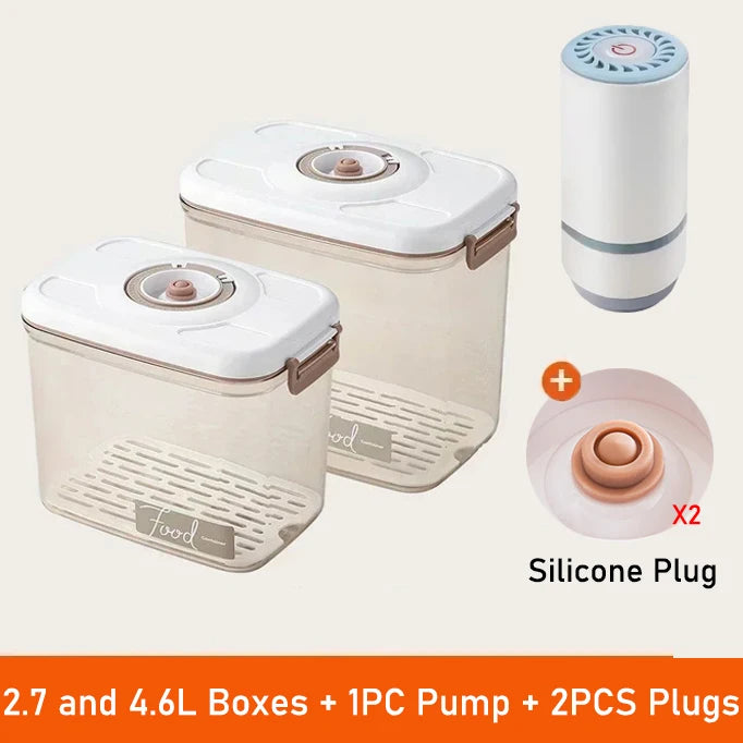 Vacuum Food Storage Box Fresh-Keeping Canister Sealed Storage Container