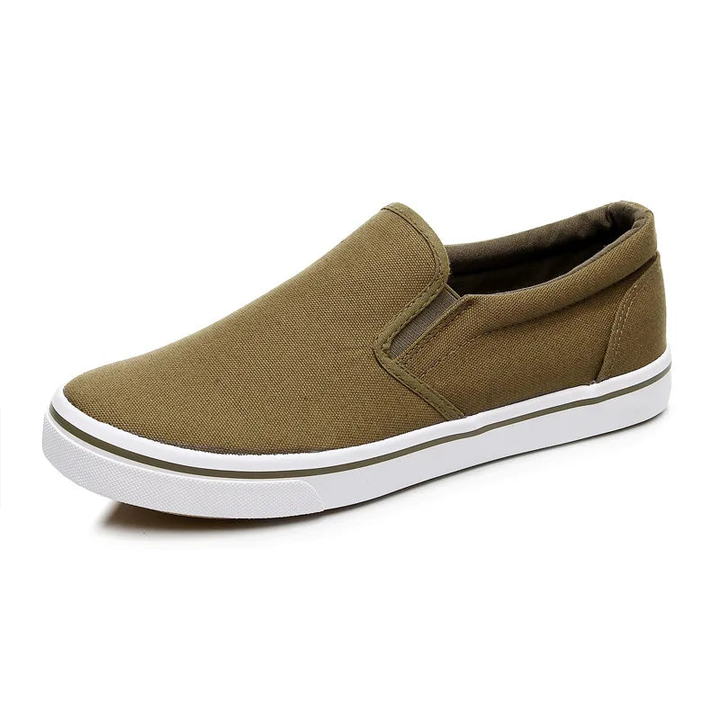 Red Canvas Shoes Men's Work Shoes Breathable Casual Board Shoes