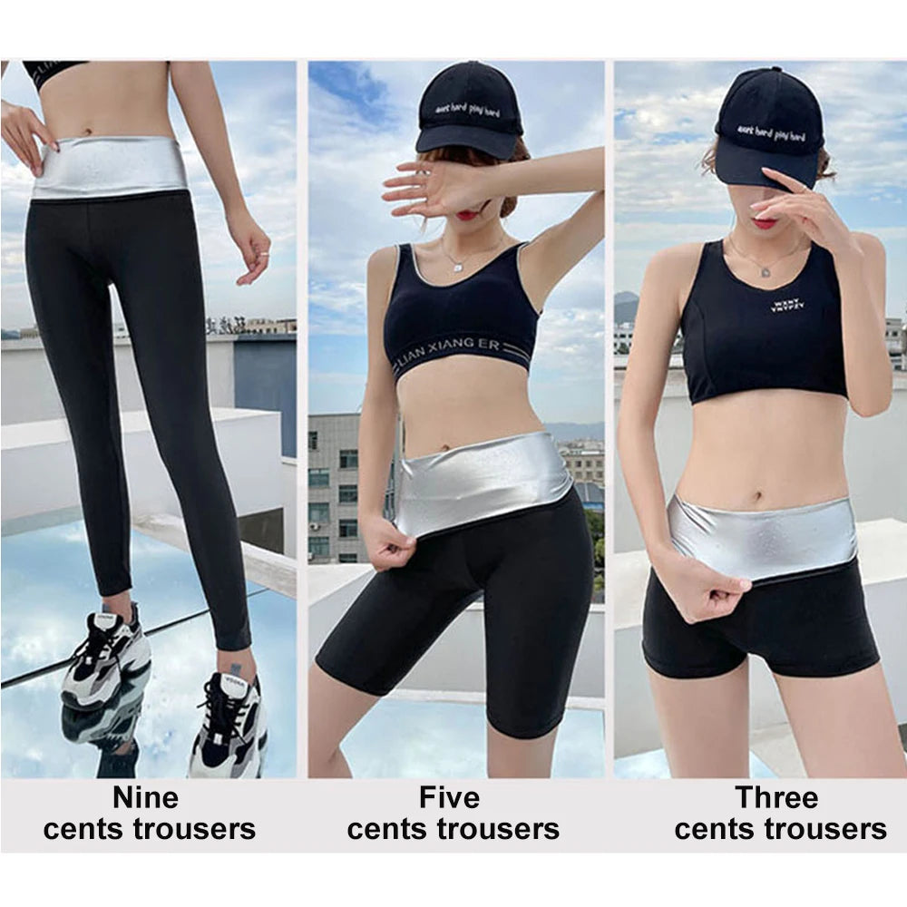 Sauna Sweat Pants for Women High Waist Compression Slimming Weights Thermo Legging