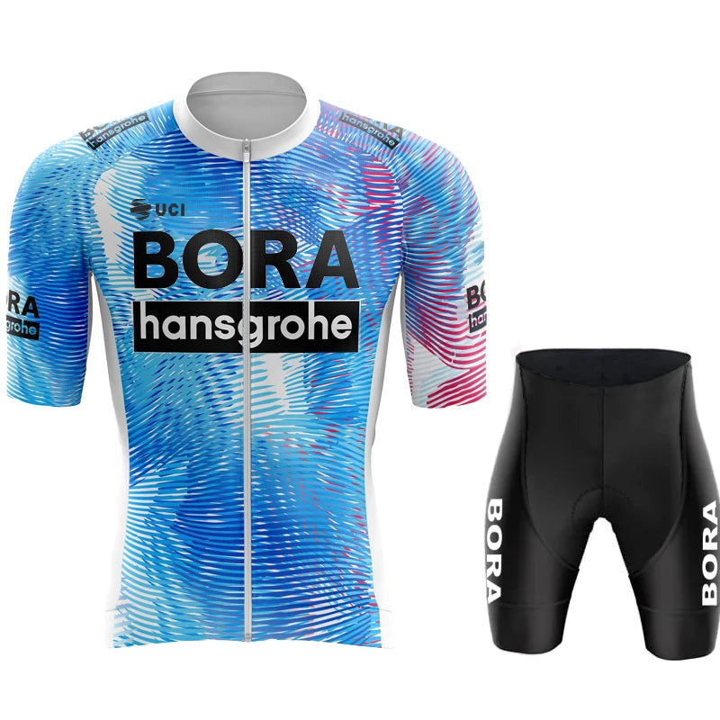 Cycling Clothes Man Summer 2024 Men's Clothing UCI BORA Bicycle Jersey Bike Mtb Male Sports Professional Shirt Jumper Bib Suit