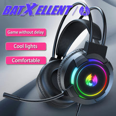 Wired Headphone USB Gaming Headset For Computer Laptop Gamer