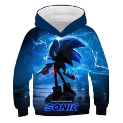 Children's Clothes Sonic Hoodie For Kids Boys and Girls 3D Printing Sweatshirt Loose Long Sleeve Spring Autumn Sonic Pullover