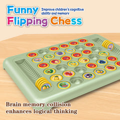 New Animal Flip Chess Board Game Classic Strategy Game Thinking Cognitive Two Player Memory Matching