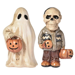 Horror Movie Villain Garden Gnomes Trick or Treat Halloween Figurines Ornaments Decor