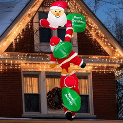 Christmas Decoration 4 Giant Father Christmas Snowman Inflatable Outdoor