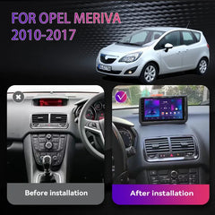 QSZN 2Din Android 13 Car Radio For Opel Meriva 2010 2011 2012 2013 2014 2015 2016 2017 Multimedia Video Player GPS Carplay Auto