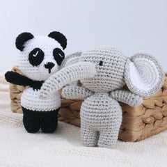 Lovely Crocheted Stuffed Animal Toy